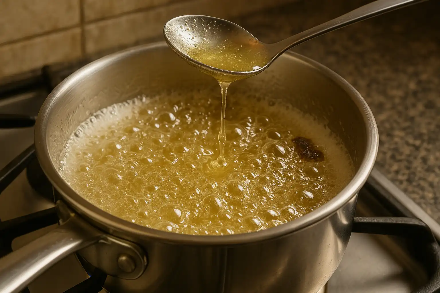 مرحله اول تهیه شربت غلیظ نبات