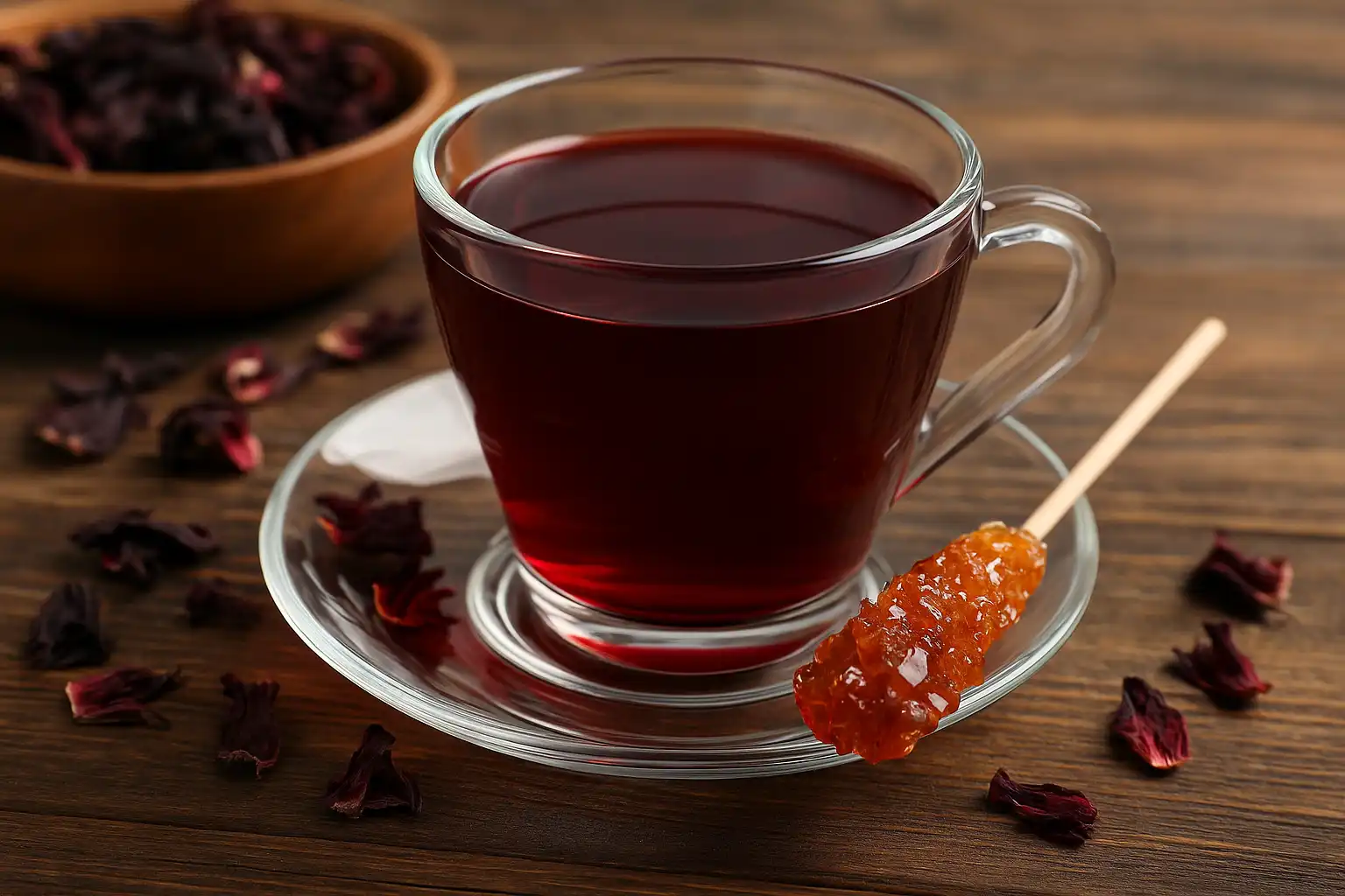 دمنوش چای ترش با نبات