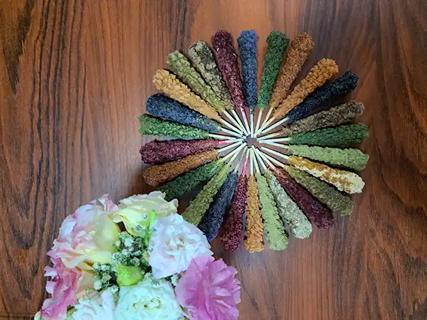 انواع نبات چوبی طعم دار و زعفرانی شهر نبات