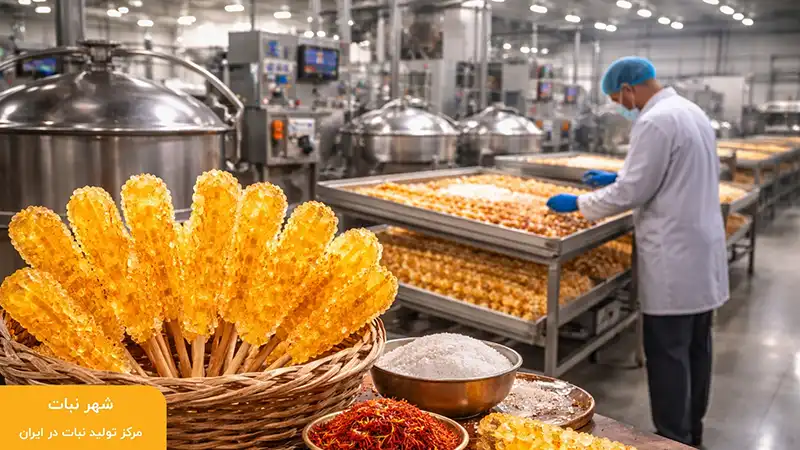 نبات اصفهان؛ کیفیت صنعتی و یکنواخت